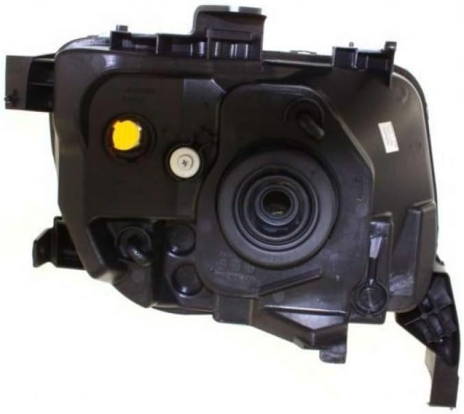 Black Bezel Headlight Assembly Passenger Side H9153