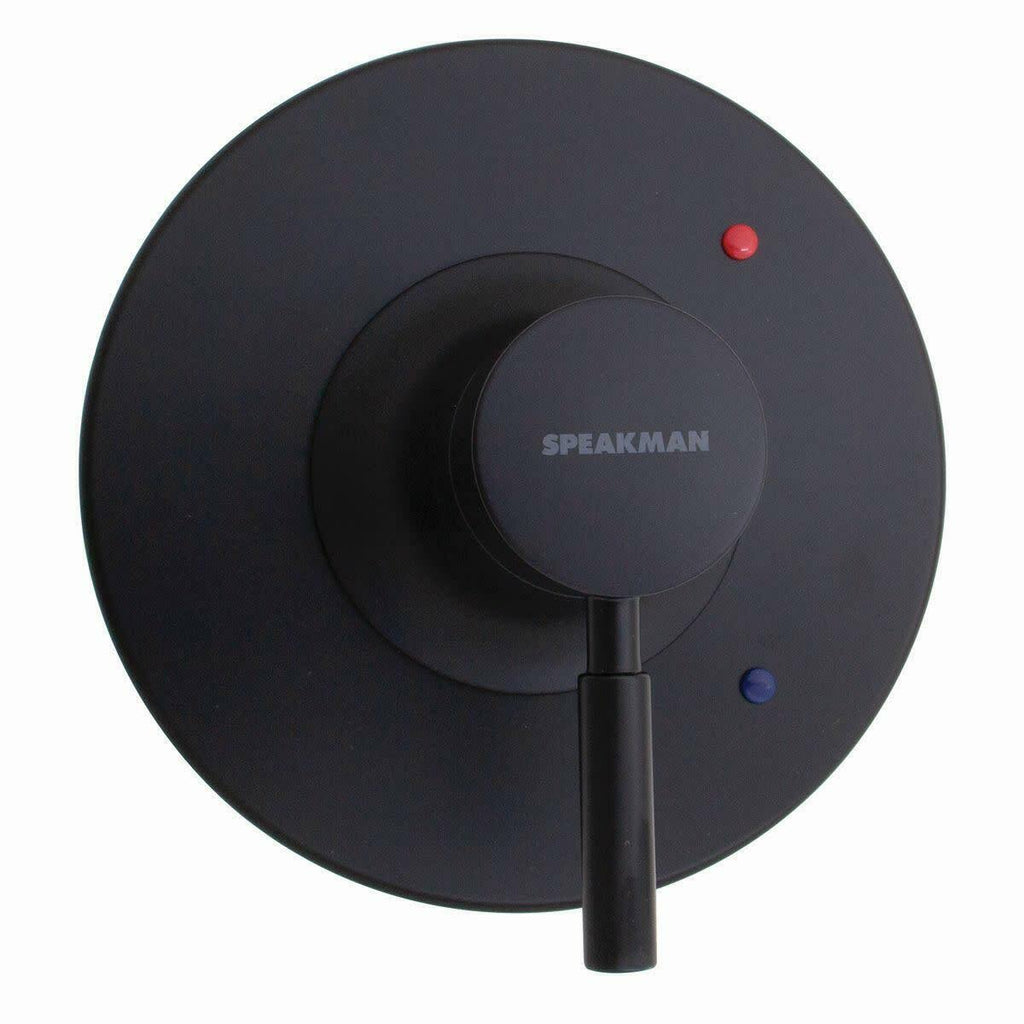 Black Universal Shower Valve Trim Z332926