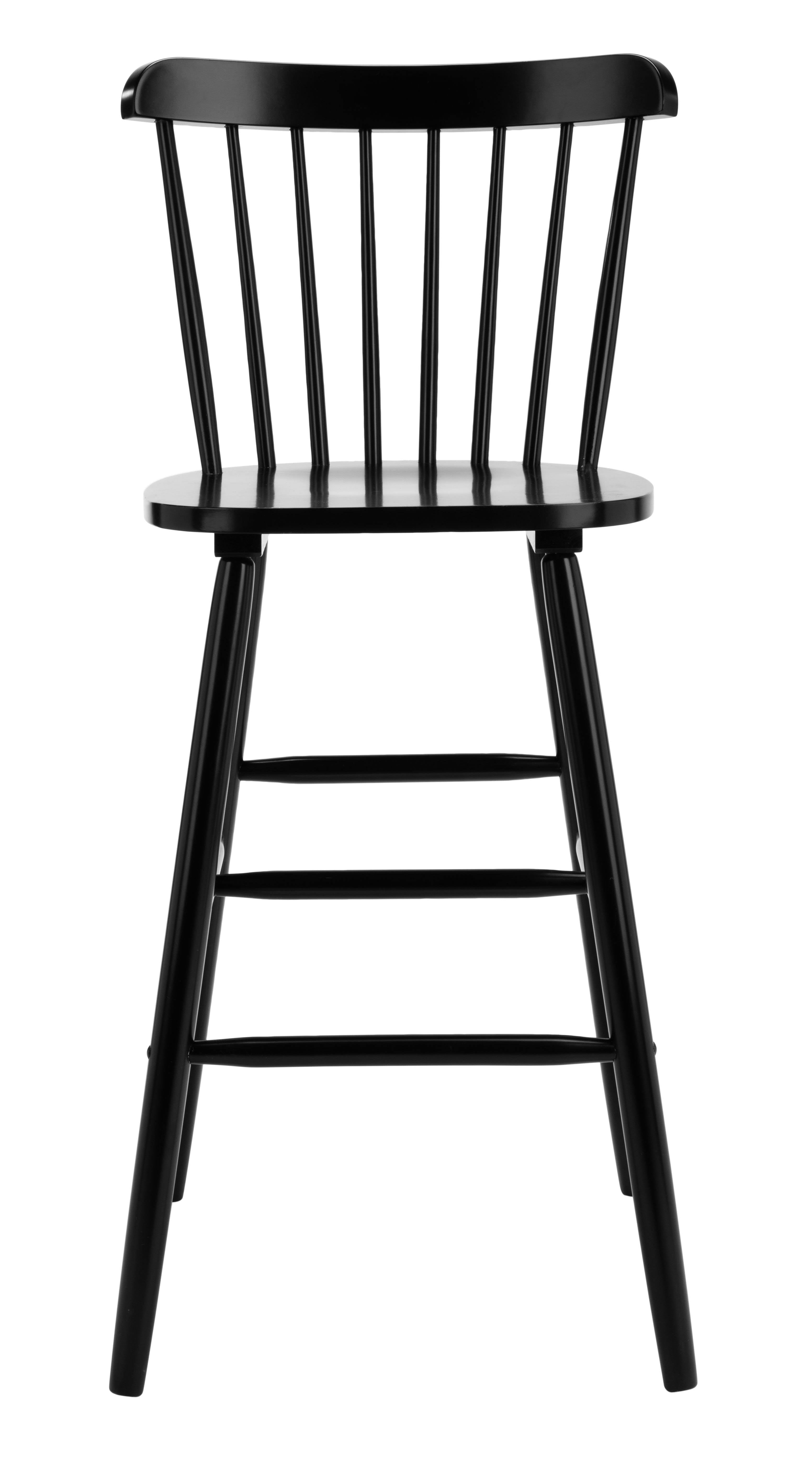 Black Bar Stool Set of 2 W1561
