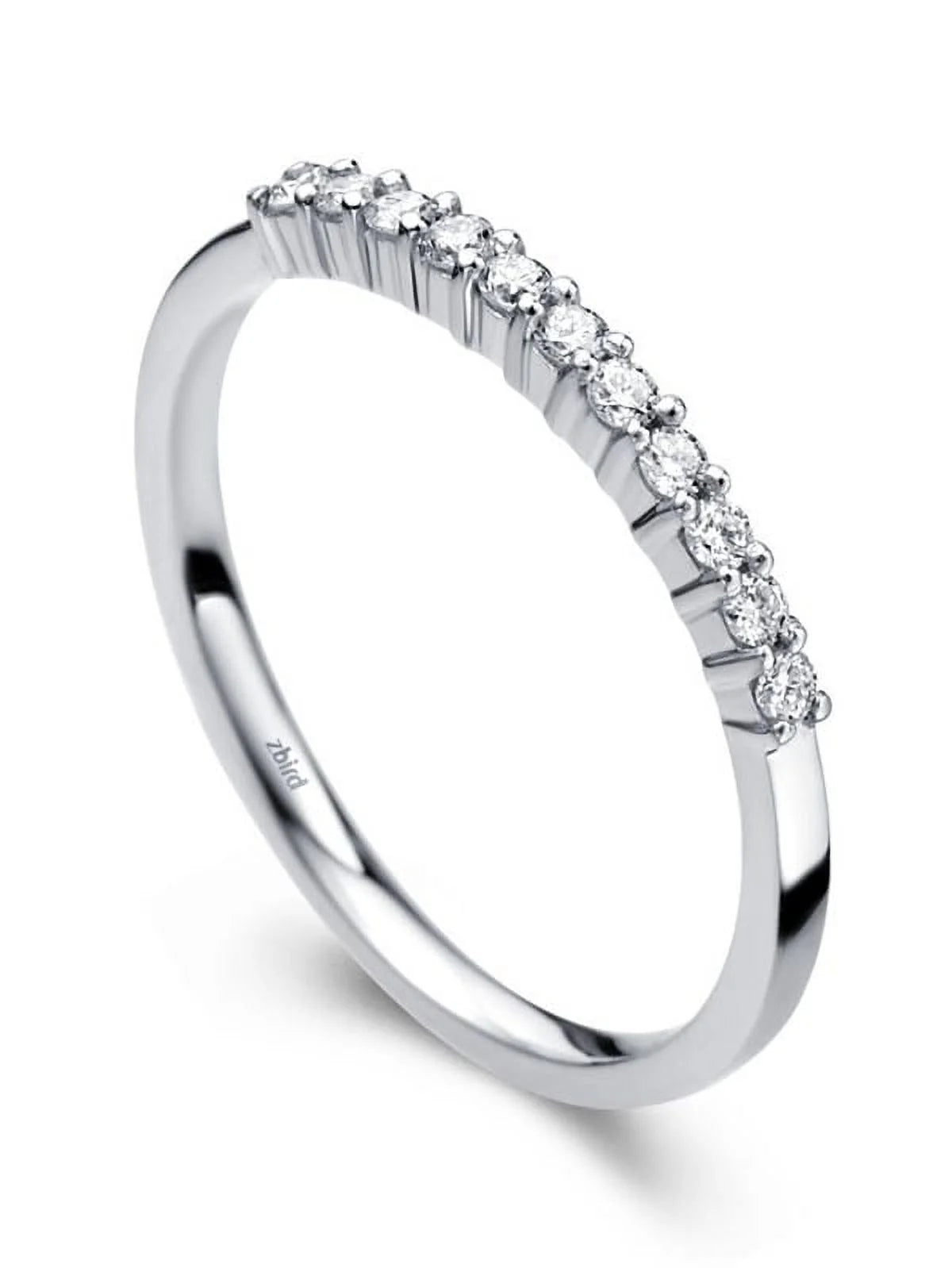 1/4 Carat Diamond Wedding Ring Band on White Gold O478608