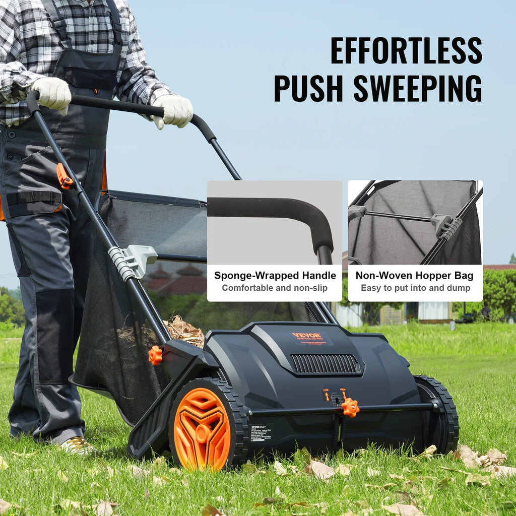 21-inch Push Lawn Sweeper with 3.5 cu. ft Collector L756027