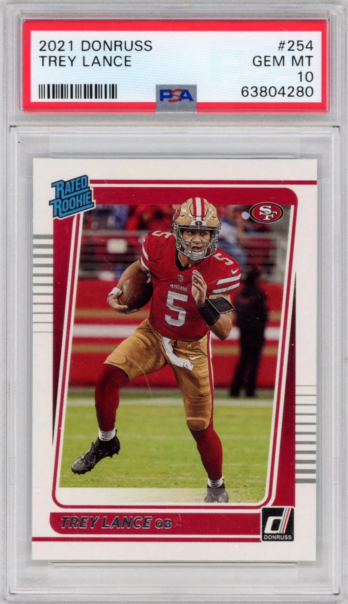 PSA 10 Rated Rookie Football Card W702007