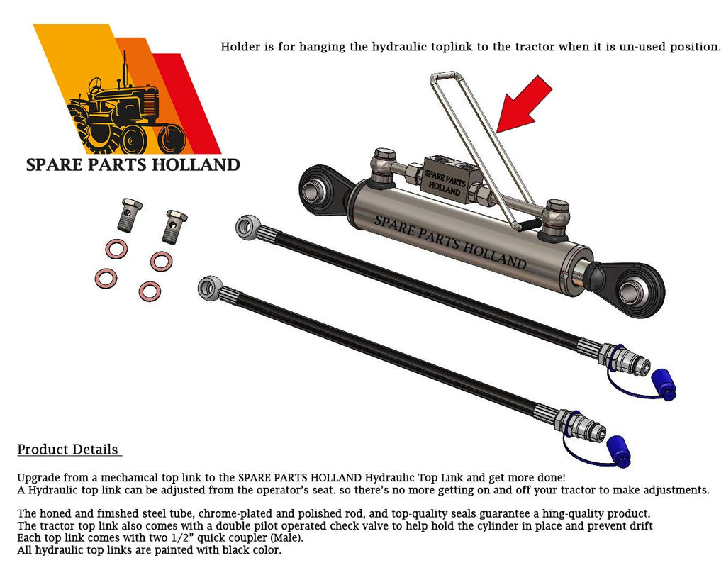 Hydraulic Top Link Cat. 2-2 with Locking Block G782114