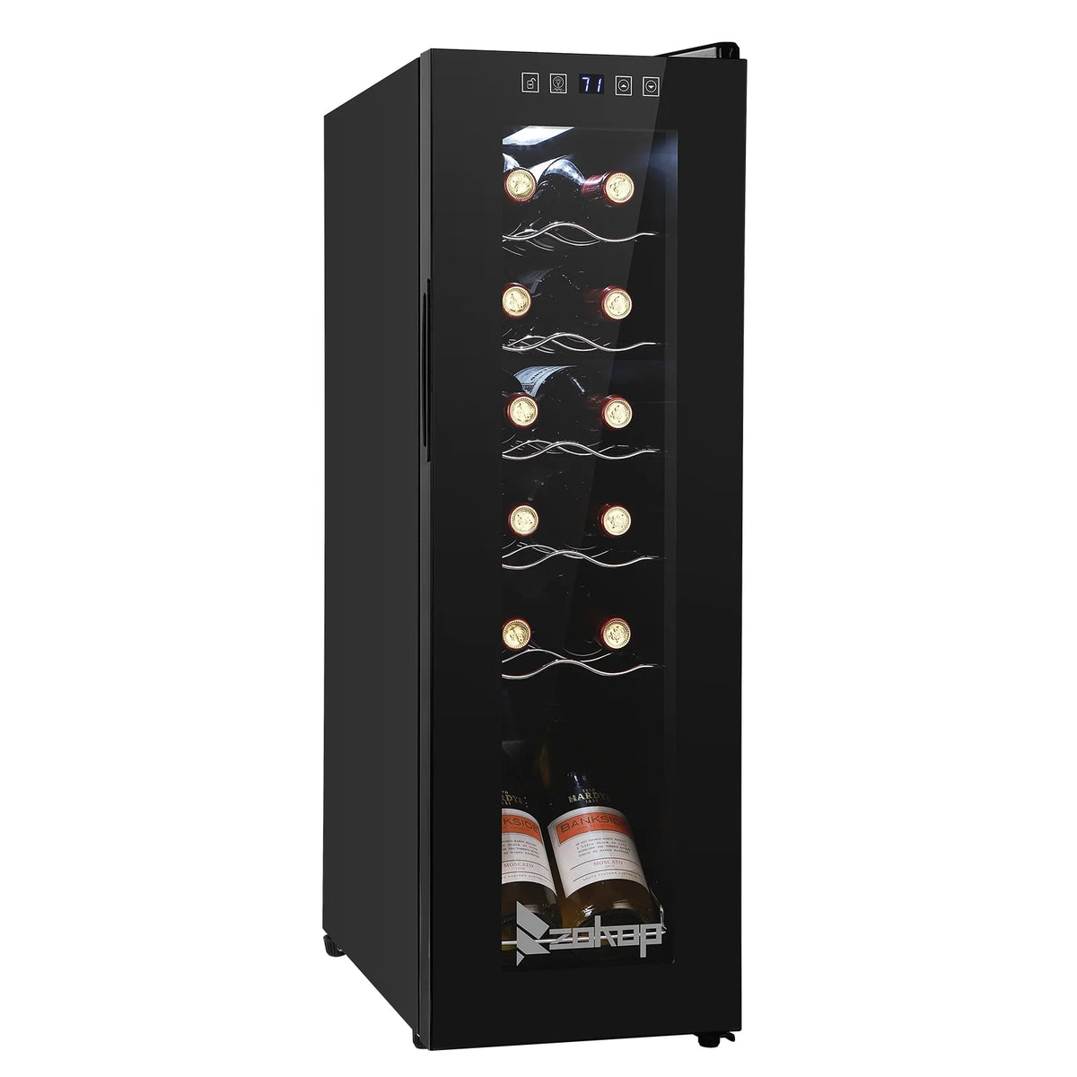 115V 85W 1.2cu.ft/34l Electronic Wine Cabinet with Transparent Glass Door X332