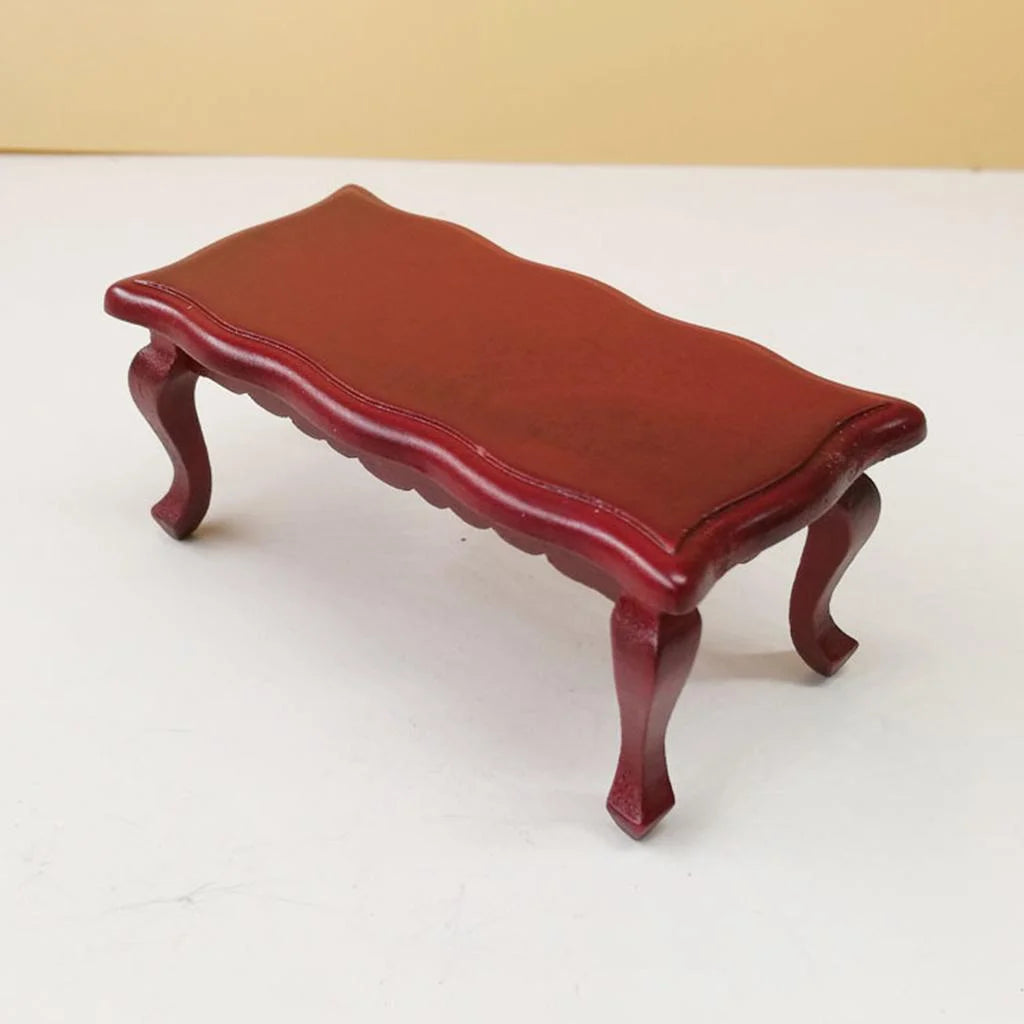 Miniature Walnut Tea Table Dollhouse Furniture E175006