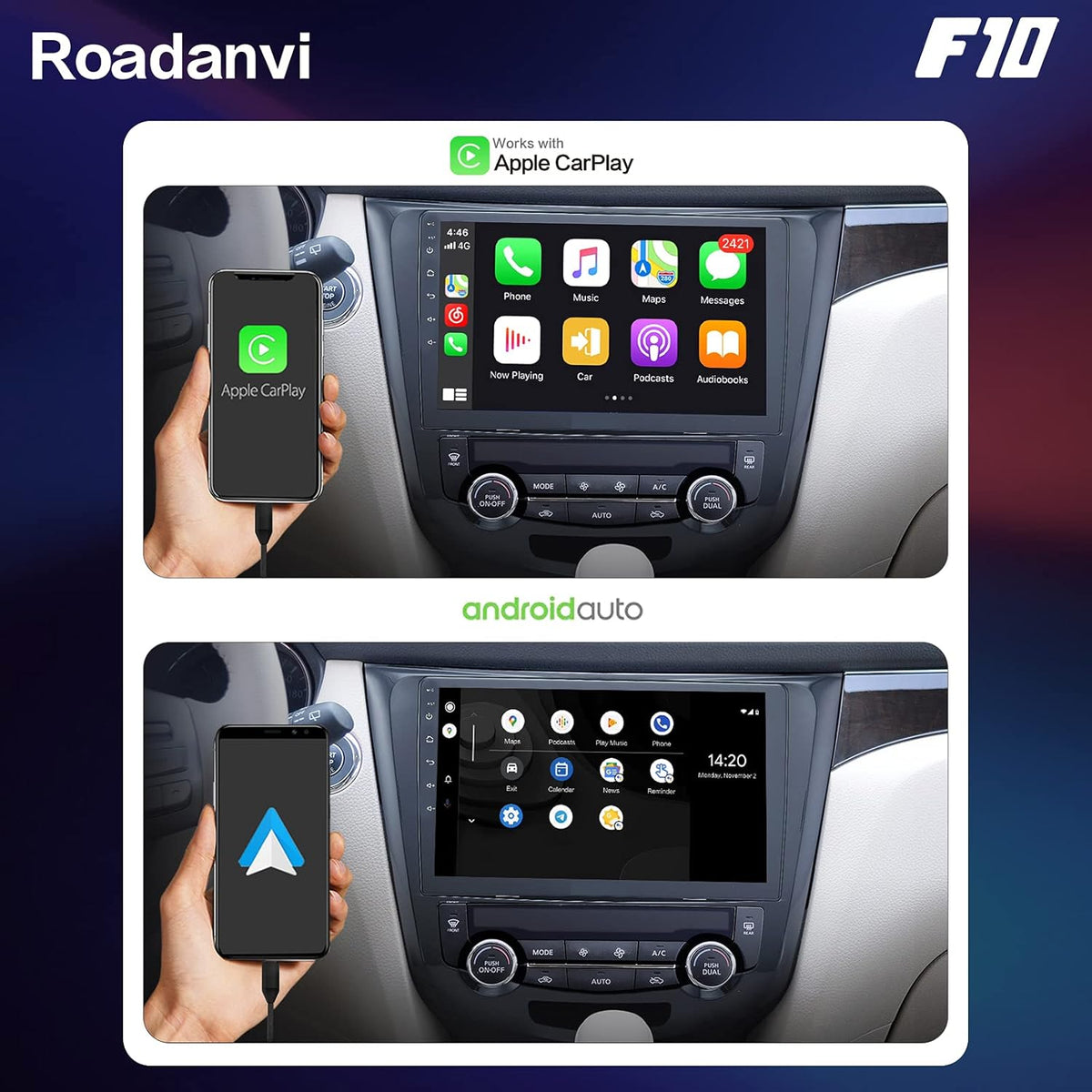 Car Stereo Bluetooth Radio Touch Screen V207