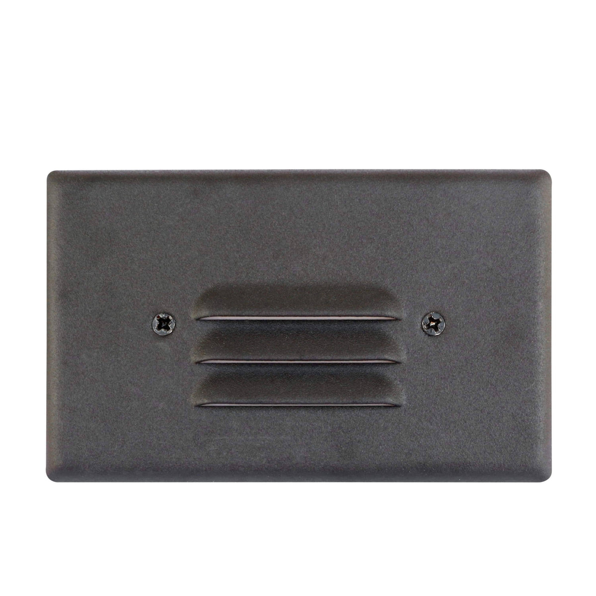 5 Pack Black Angled Louver Step Light with Vertical/Horizontal Plate - 2700K Z212