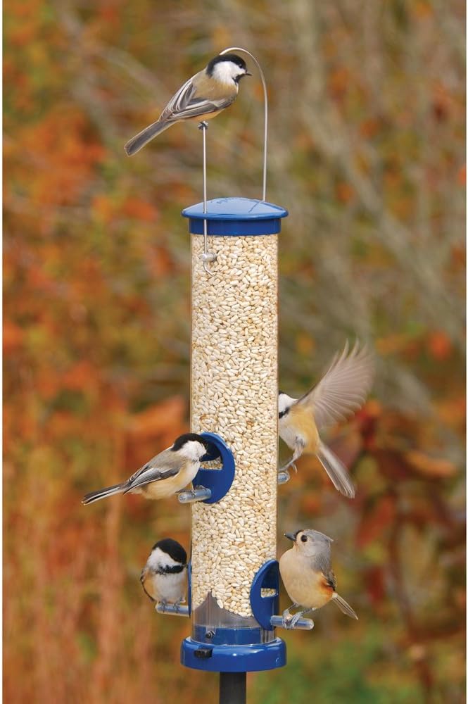 Brushed Nickel Seed Tube Feeder, Pack of 2 H69477