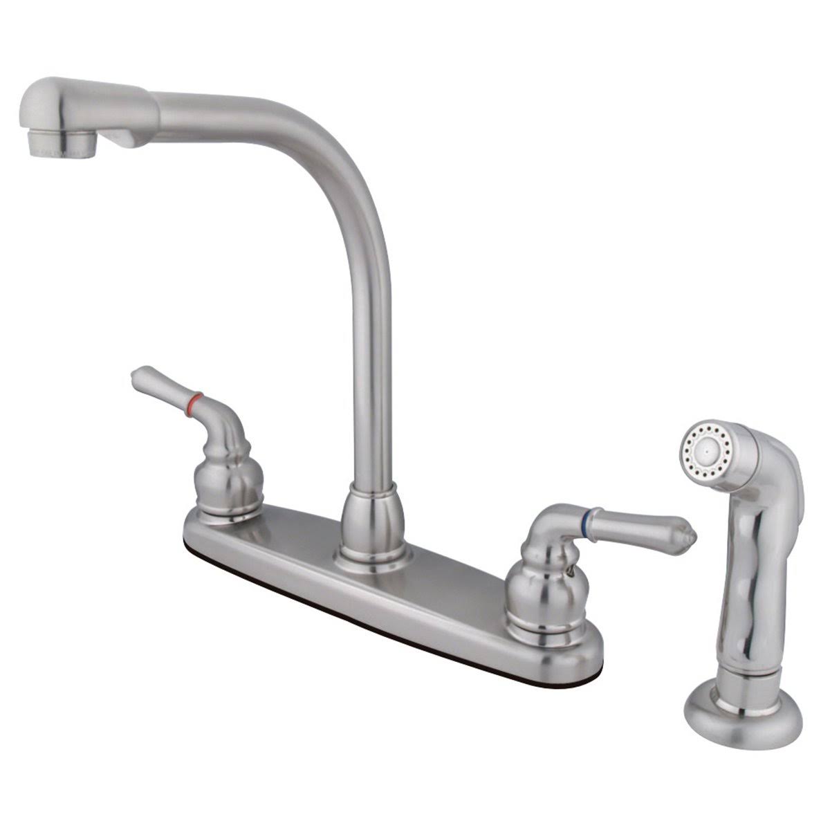 Oil Rubbed Bronze Centerset Kitchen Faucet with Sprayer T971