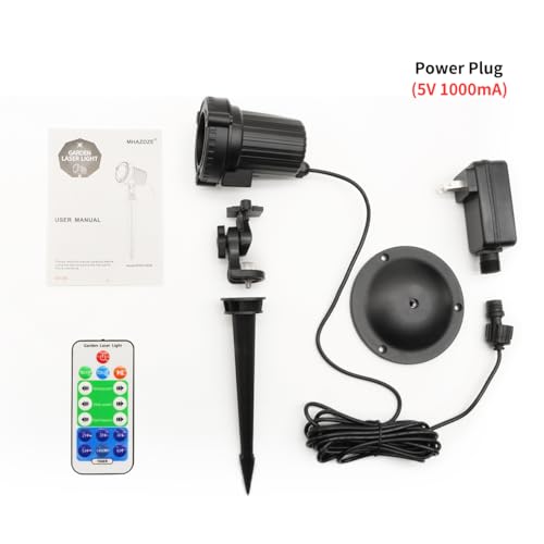 Outdoor Garden Laser Lights Projector with Moving RGB H889651