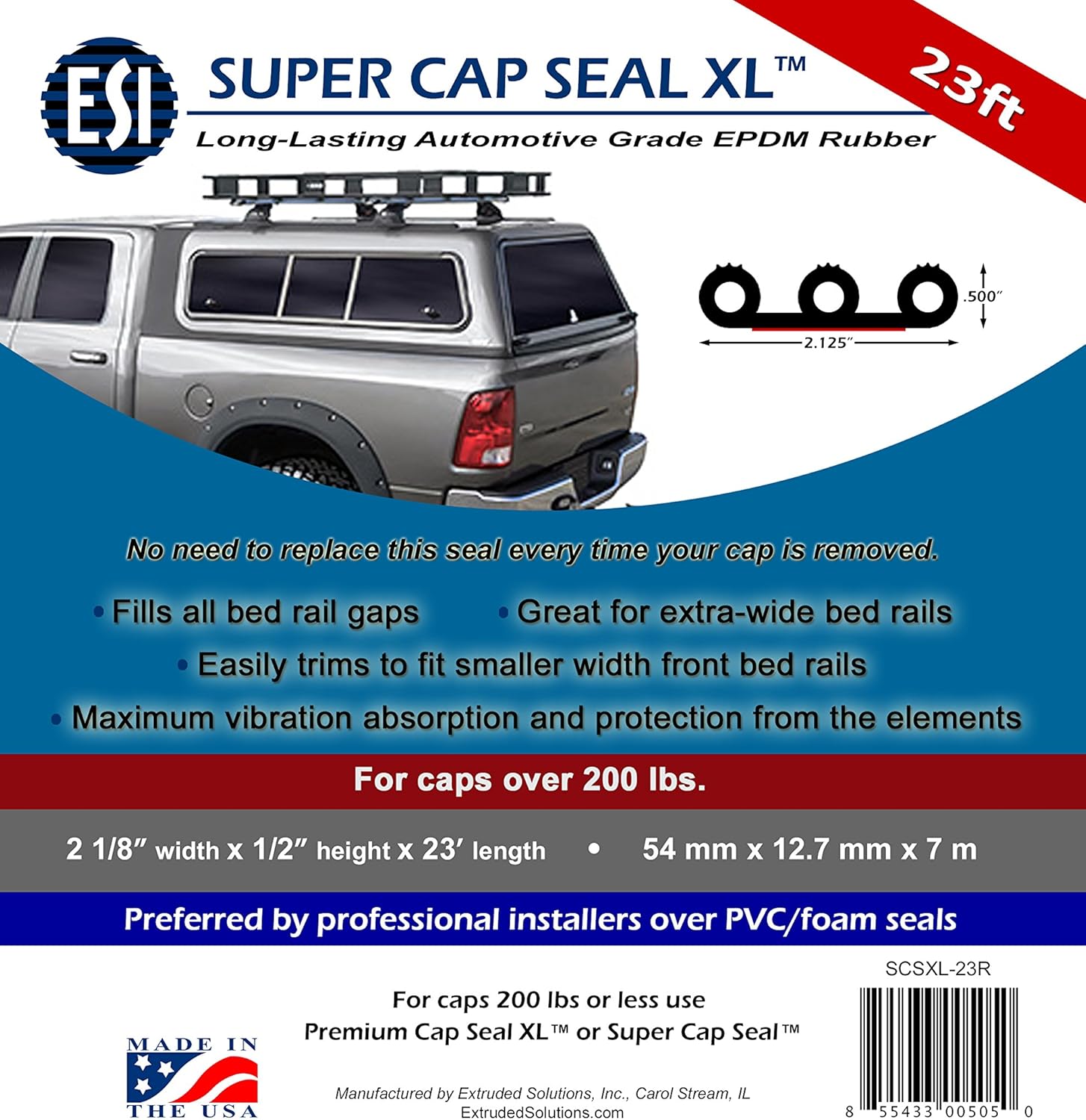 23ft Super Cap Seal and Tailgate Seal Combo Pack A43686