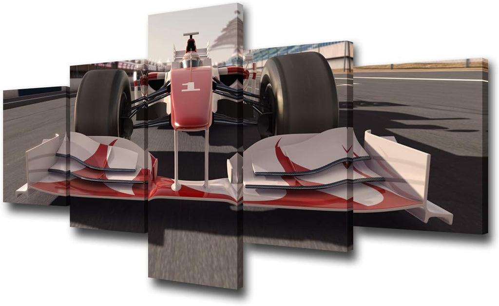 Racing Car Canvas Wall Art 60''Wx32''H Pack of 2 H252