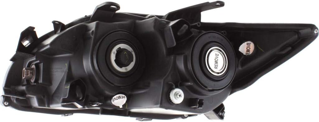 2008 2010 Scion tC Headlight Assembly Passenger Side Black Housing K712