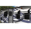 Black Solid 9FT Standard Window Awning Roller Z699838