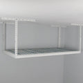 Overhead Garage Storage Rack White F297886