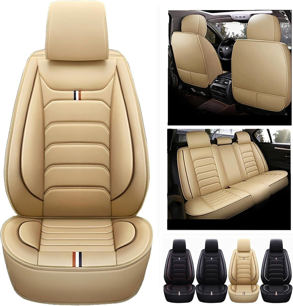 Waterproof PU Leather 5-seat Car Seat Covers T698