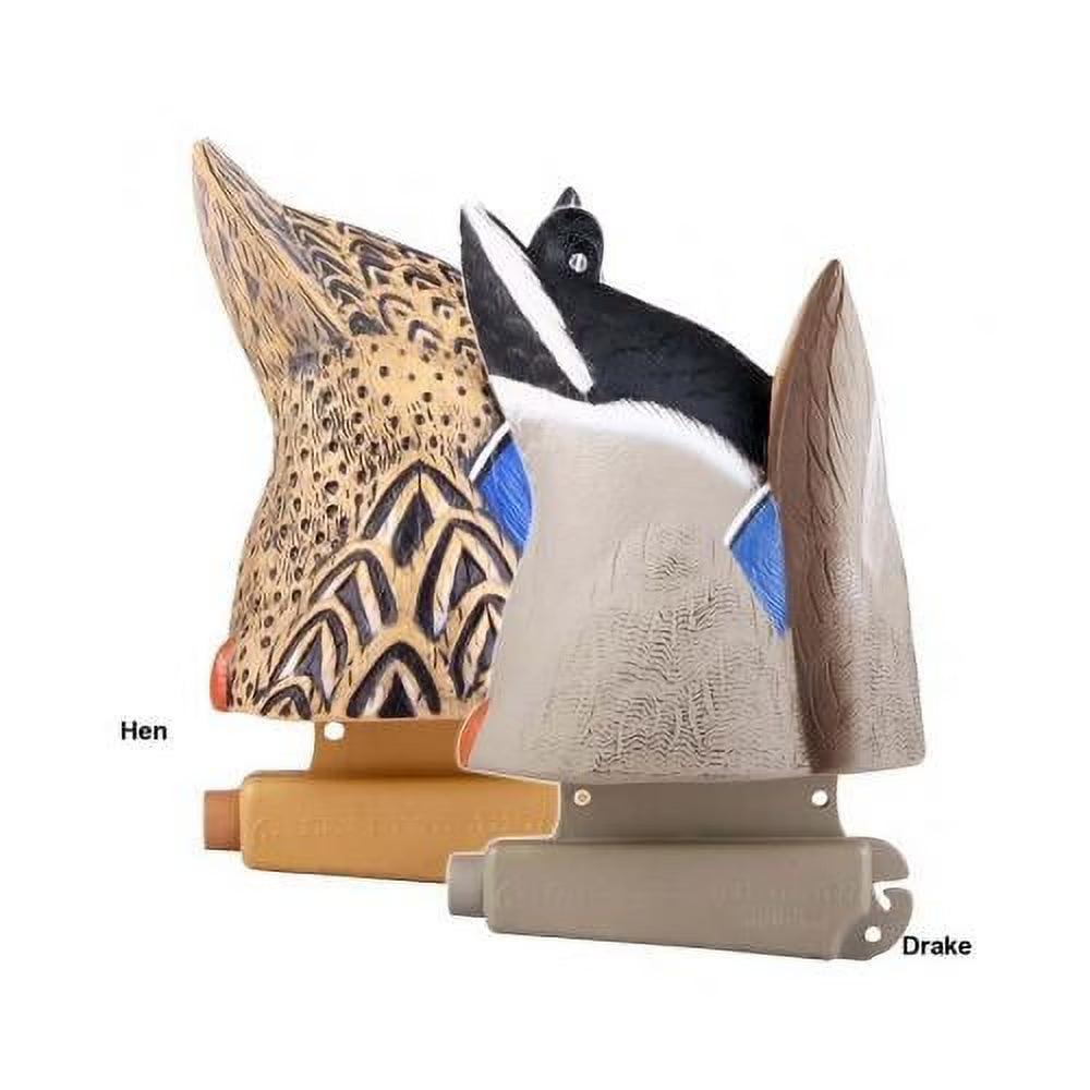 Pair Mallards Butt-Up Duck Decoy T5826