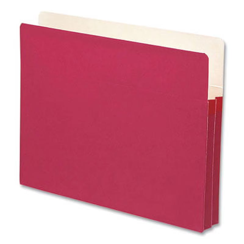 Red Letter Size File Pocket with Straight Tab H941