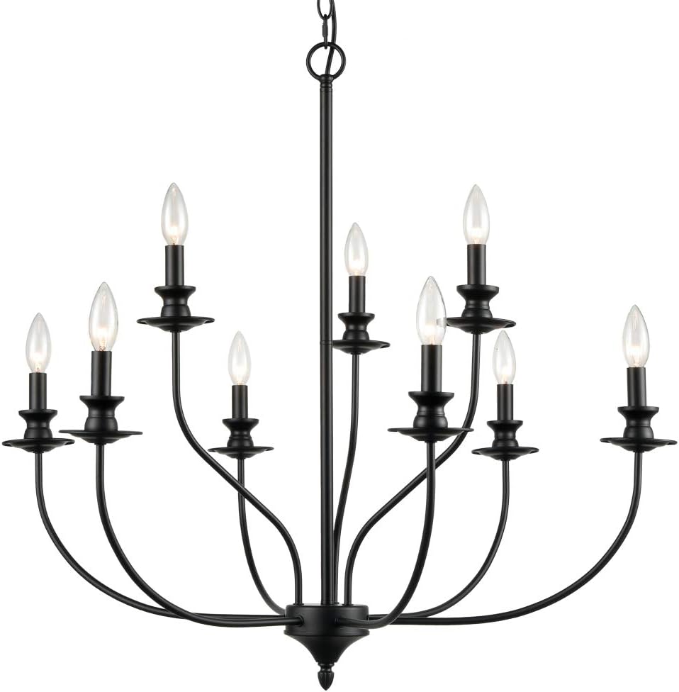 Black Metal Chandelier L263272