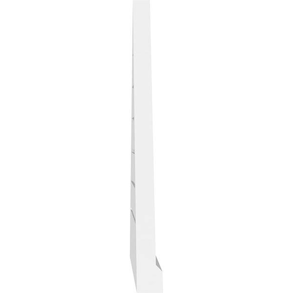 Triangle Surface Mount PVC Gable Vent F70432