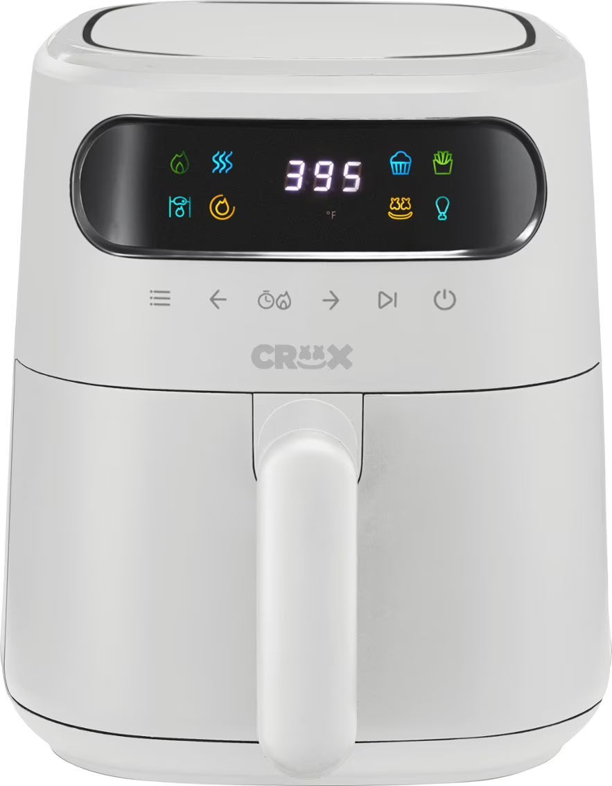 3-qt. Digital Air Fryer Kit with TurboCrisp - White D726136