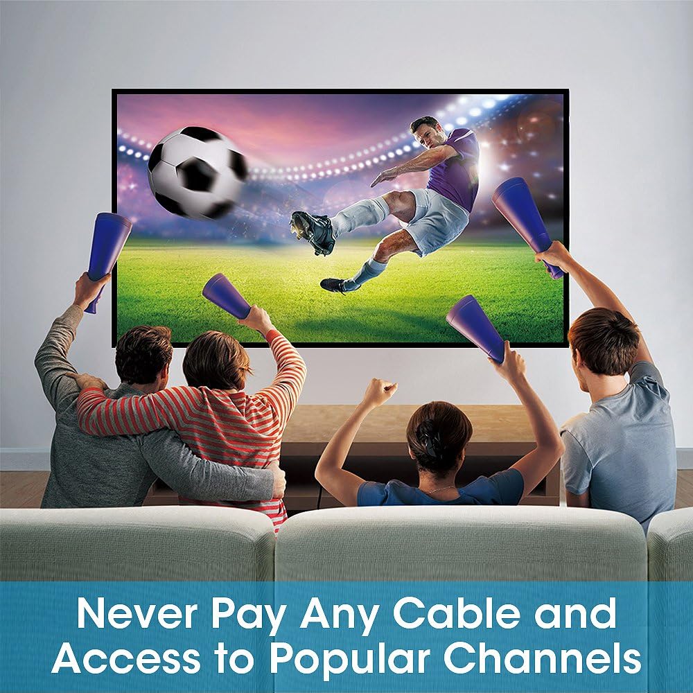 Motorized 360 Degree Rotation OTA Amplified HD TV Antenna with Wireless Remote Rotation Control K67983