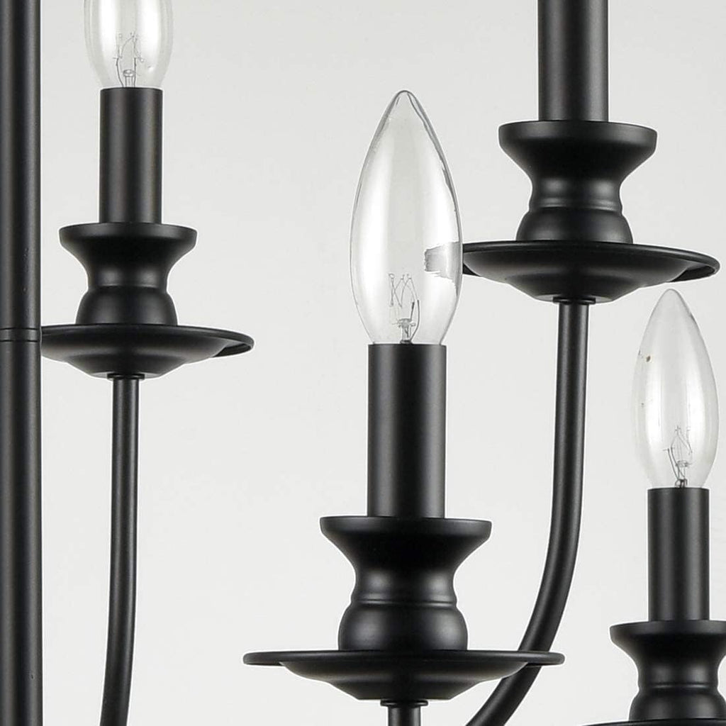 Black Metal Chandelier L263272