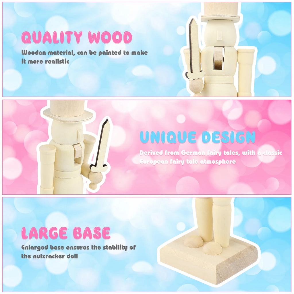 Unfinished Wooden Nutcracker Doll P5184