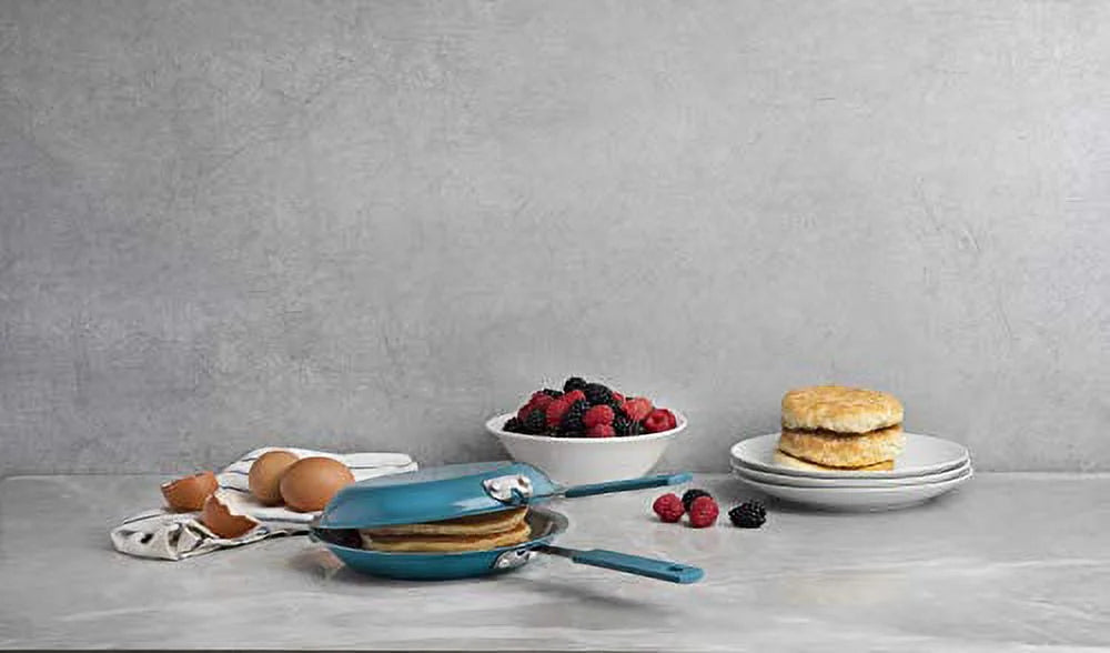 Ocean Blue Nonstick Double Omelet Pancake Pan S3057