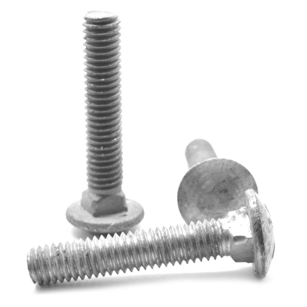 1/2x22-13 x 15x226x22THD Coarse Thread A307 Grade A Carriage Bolt Low Carbon Steel Hot Dip Galvanized R7171