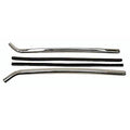 Chrome Quarter Window Molding Sold as A Pair V612