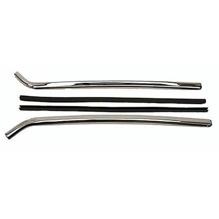Chrome Quarter Window Molding Sold as A Pair V612