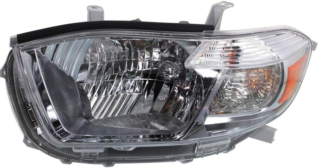 Headlight Assembly Passenger Side with Bulbs E11366