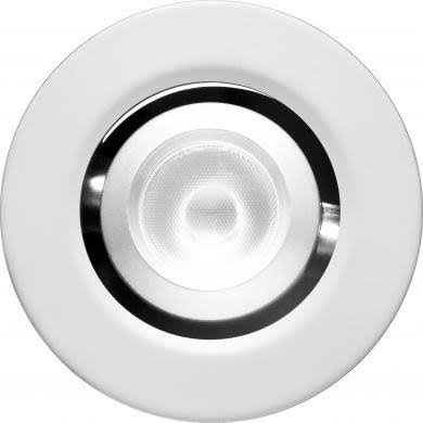 White LED Round Recessed Adjustable Gimbal 4000K U28302