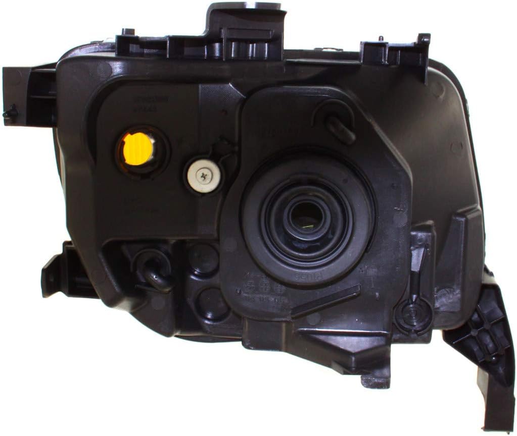 Black Bezel Headlight Assembly Passenger Side H9153