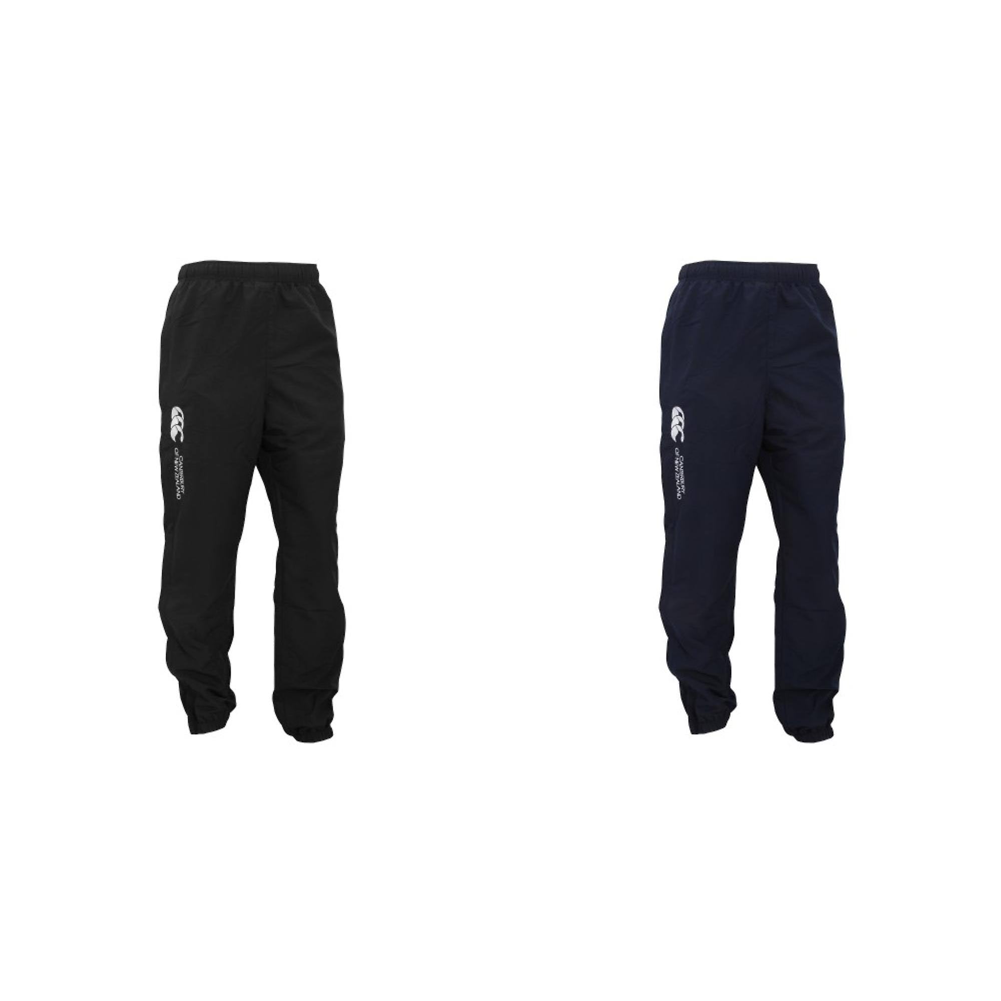 Navy Cuffed Elasticated Sports Trousers V3338
