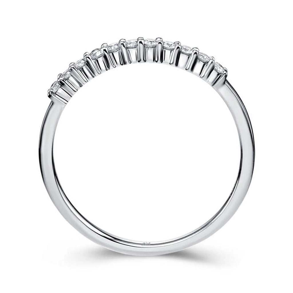 1/4 Carat Diamond Wedding Ring Band on White Gold O478608