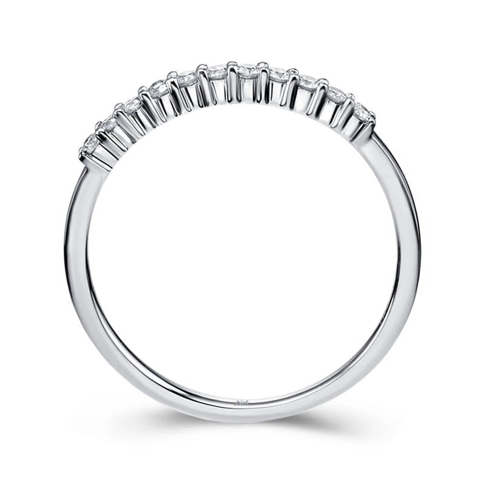1/4 Carat Diamond Wedding Ring Band on White Gold O478608