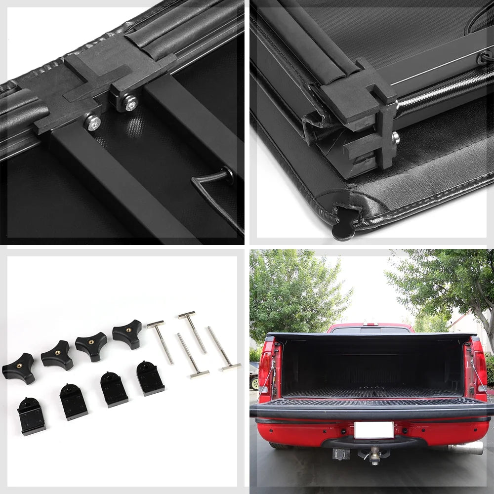 Tri-Fold Soft Tonneau Cover for Toyota Tacoma I459