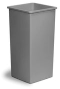 32 Gallon Gray Square Trash Can W16678
