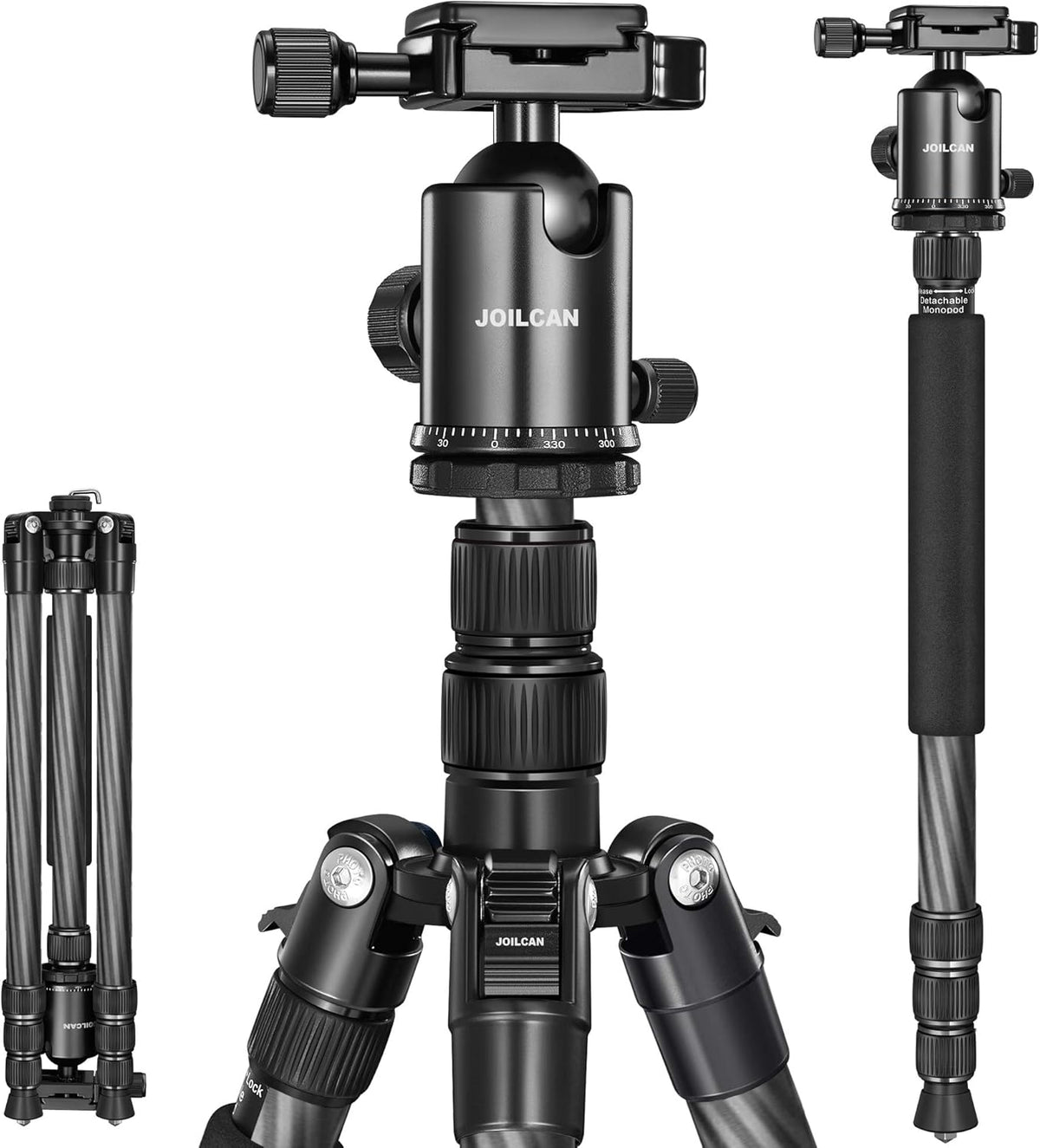 Orange Pack of 2 Aluminum Camera Tripod A779