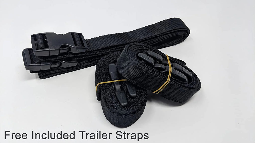 Yellow/Black Jet Ski Cover with Trailer Straps and Storage Bag P864449