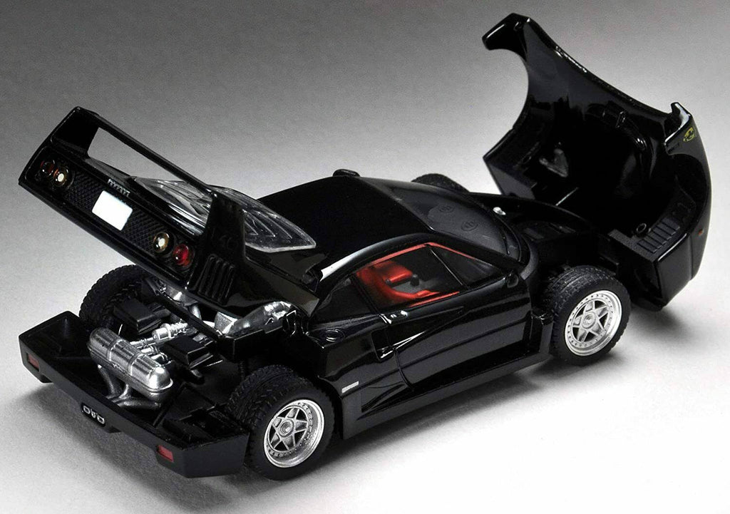 Ferrari F40 Black 1/64 Diecast Model Car P62221