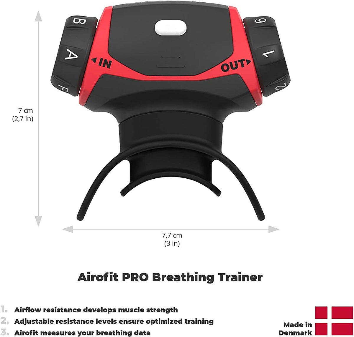 Breathing Exercise Device Muscle Trainer Pack of 2 U64850