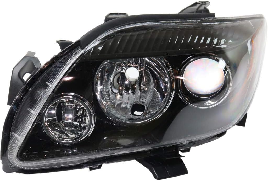 2008 2010 Scion tC Headlight Assembly Passenger Side Black Housing K712