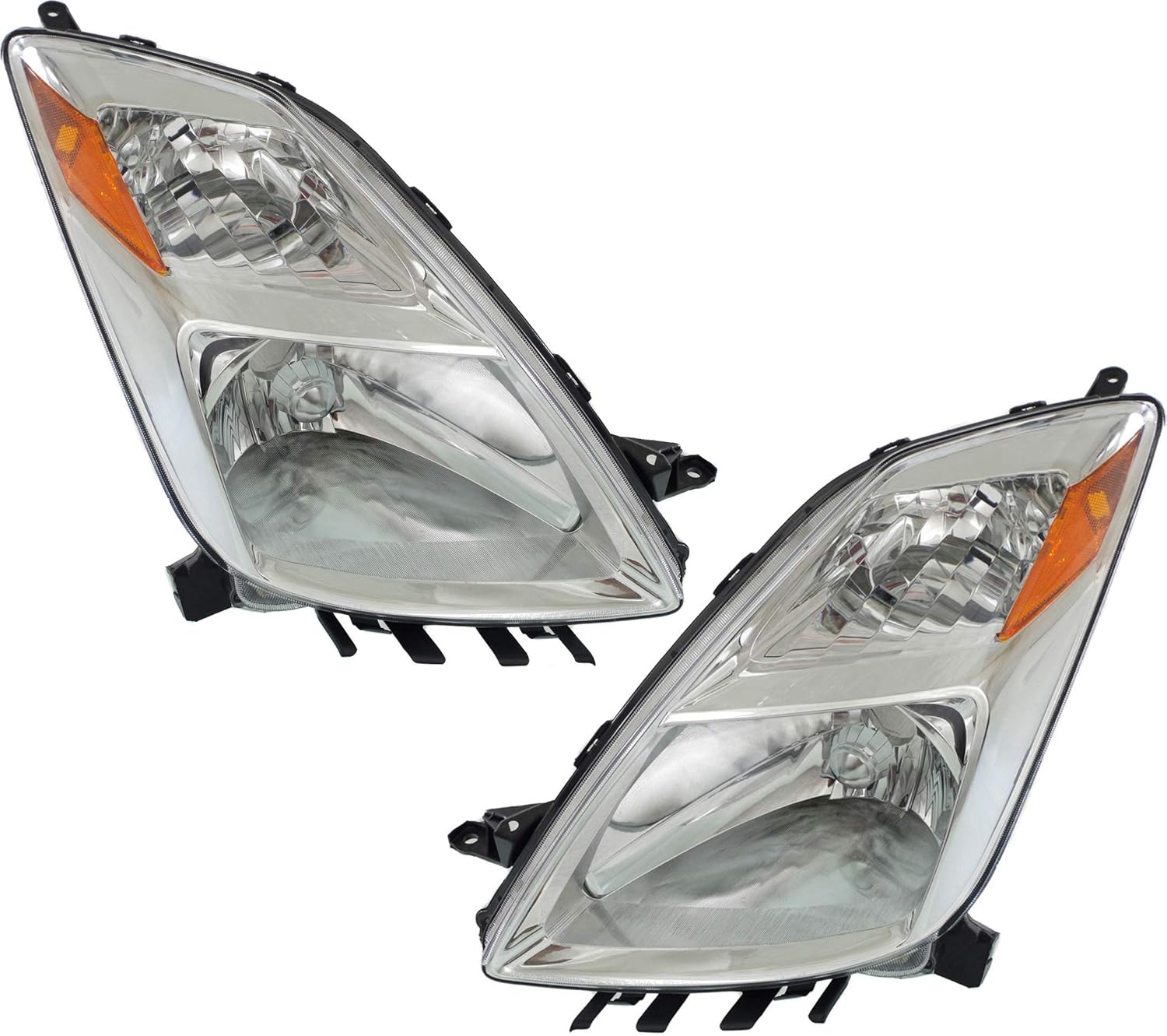 Headlight Set of 2 Clear Lens Halogen U52197
