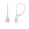 Diamond Drop Earrings in Platinum M242
