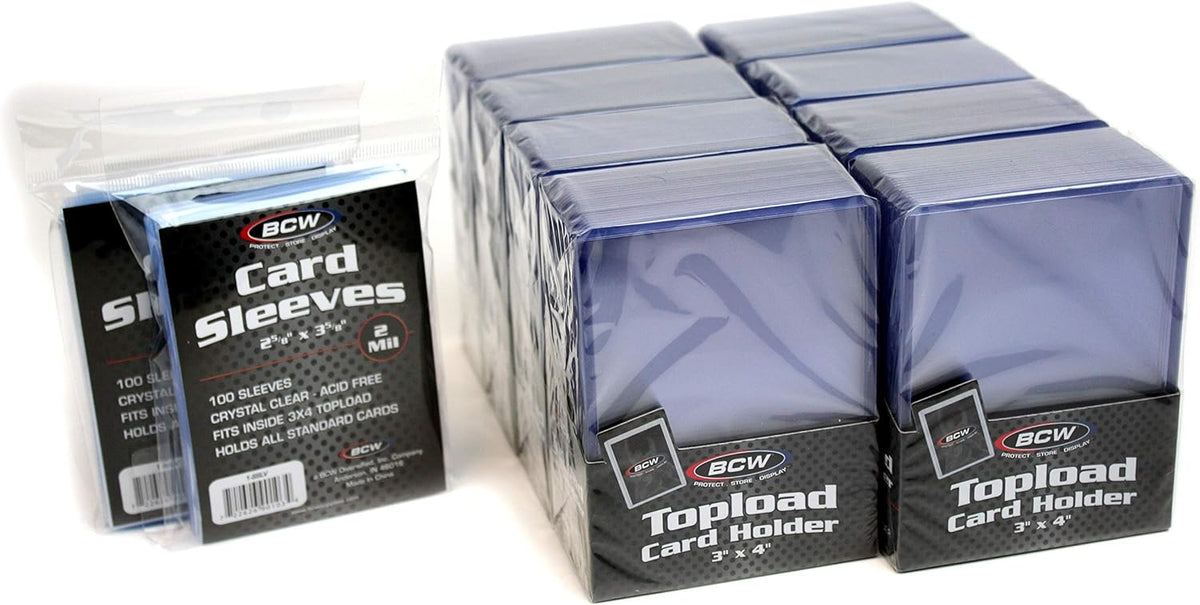 200-Count Card Toploaders and Card Sleeves A13463
