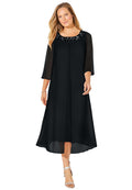Midnight Dazzle Mesh Flyaway Dress F98457