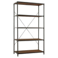 4 Shelf Brown Bookcase K80478